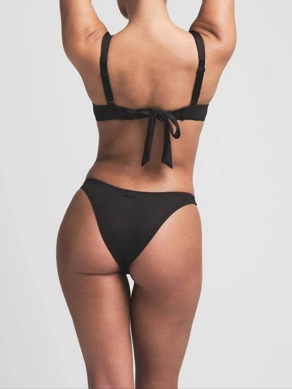 SKIMS Black Women's Swim Bikini Two-Piece